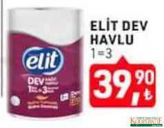 TARIM KREDİ ELİT DEV HAVLU 1=3 fiyat ve kampanya bilgisi